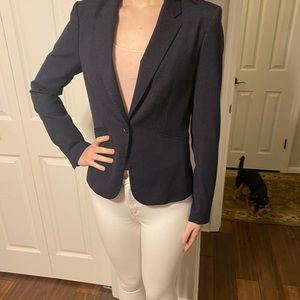 Women’s H&M Blazer, Navy Blue, Size 4